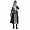 Best Gifi Déguisement fille Halloween vampire noir et blanc 7/10 ans