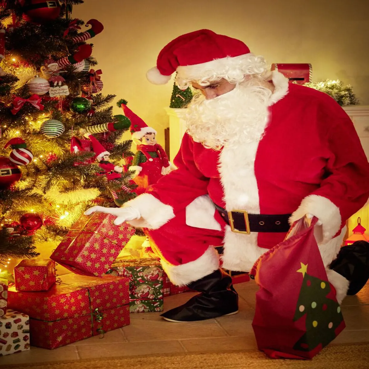 Gifi Déguisement Père Noël de luxe^ Déguisement Et Tenue De Noël