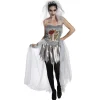 Clearance Gifi Déguisement robe de mariée ensanglantée femme