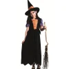Best Gifi Déguisement sorcière noir et orange fille 11/14 ans