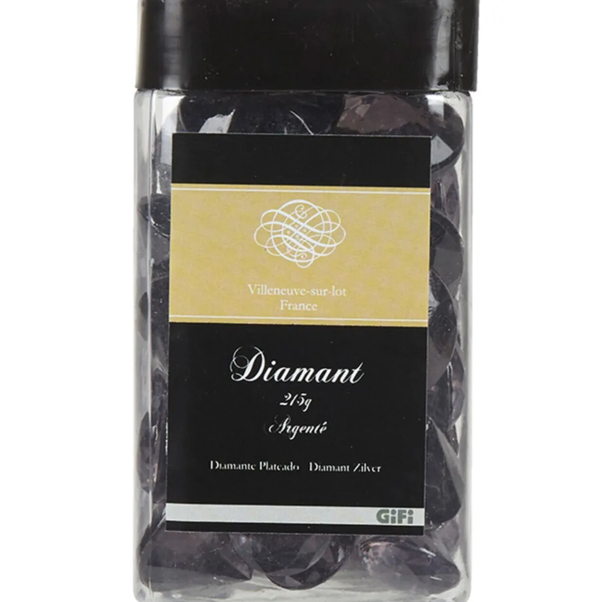 Clearance Gifi Diamants décoratifs argentés