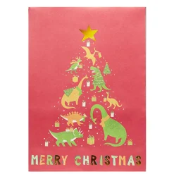 Gifi Enveloppe cadeau Noël enfant 6 pochettes 20x28cm licorne ou dinosaure^ Loisirs Créatifs Et Emballage Cadeau
