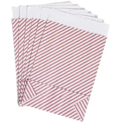 Gifi Enveloppe cadeau papier Noël tradition rouge et blanc x6 - 20x8xH28cm^ Loisirs Créatifs Et Emballage Cadeau
