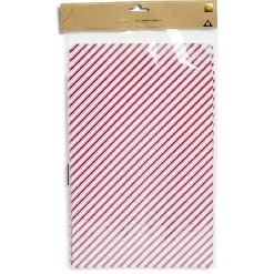 Gifi Enveloppe cadeau papier Noël tradition rouge et blanc x6 - 20x8xH28cm^ Loisirs Créatifs Et Emballage Cadeau