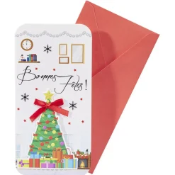 Gifi Enveloppe cadeau porte-billets^ Loisirs Créatifs Et Emballage Cadeau