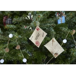 Gifi Enveloppe en jute à suspendre Noël Nature^ Décoration Sapin