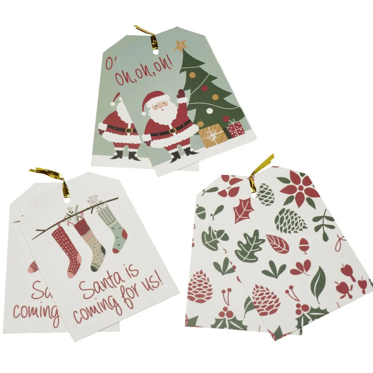 Gifi Etiquette cadeau motif Noël x6^ Loisirs Créatifs Et Emballage Cadeau