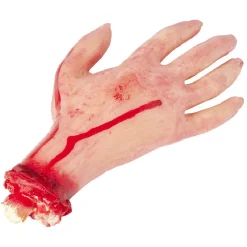 Sale Gifi Fausse main sanglante en plastique