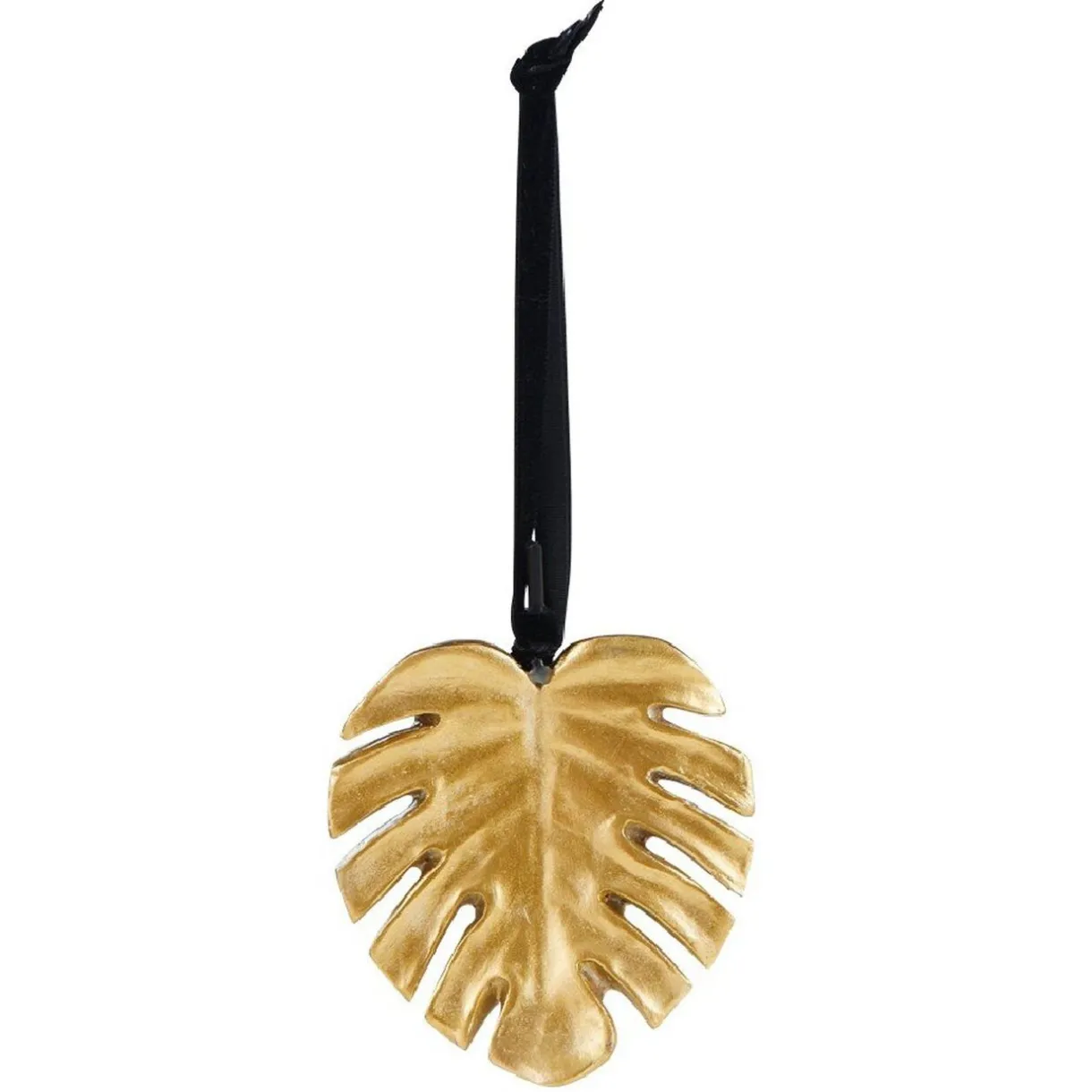 Gifi Feuille monstera à suspendre dorée^ Décoration Sapin