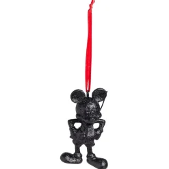 Gifi Figurine Mickey Disney pailleté noir à suspendre^ Décoration Sapin
