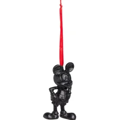 Gifi Figurine Mickey Disney pailleté noir à suspendre^ Décoration Sapin