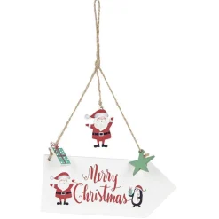 Gifi Flèche en bois de Noël à suspendre^ Décoration Sapin