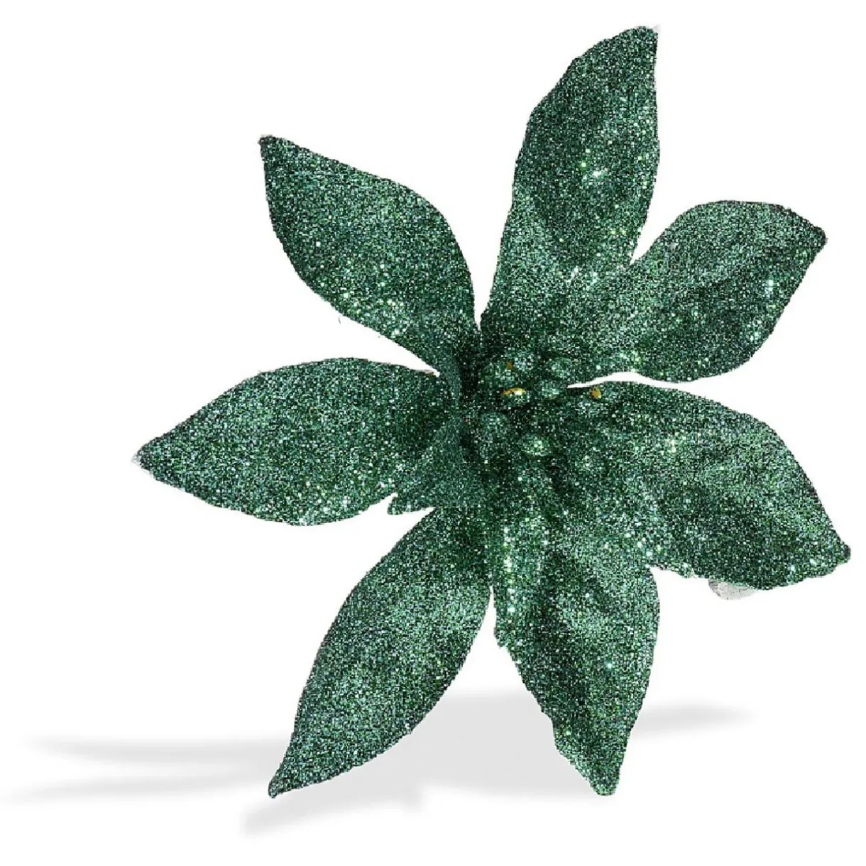 Gifi Fleur avec paillettes à clipser x 2 déco Noël^ Décoration Sapin