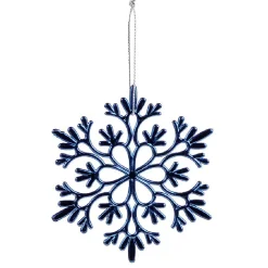 Online Gifi Flocon à suspendre brillant bleu ou blanc Ø10cm