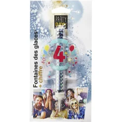 Online Gifi Fontaine de glace feu d'artifice bouteille chiffre 4