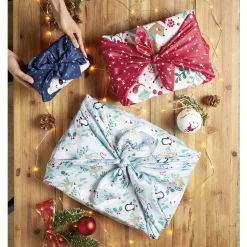 Gifi Furoshiki Tissu d'emballage réutilisable x5^ Loisirs Créatifs Et Emballage Cadeau