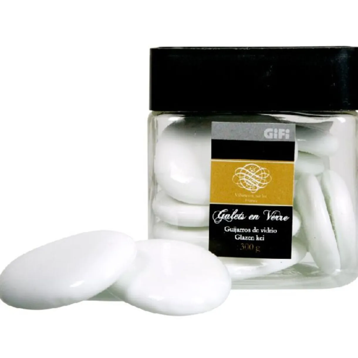 Sale Gifi Galets décoratifs blancs