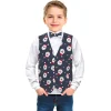 Gifi Gilet et noeud papillon de Noël enfant 6/8 ans^ Déguisement Et Tenue De Noël