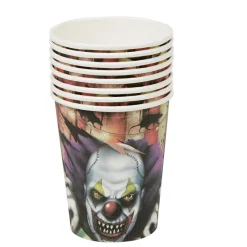 Sale Gifi Gobelet en carton circus Halloween X 8
