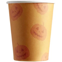 Best Gifi Gobelet en carton motif citrouille 25cl x10