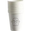 Best Gifi Gobelet en carton motif fantôme 25cl x10