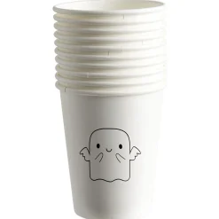 Best Gifi Gobelet en carton motif fantôme 25cl x10