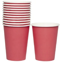 Clearance Gifi Gobelet en carton rouge 36 cl x12