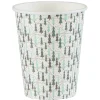Clearance Gifi Gobelet jetable Noël motif sapin blanc et vert 25 cl x10