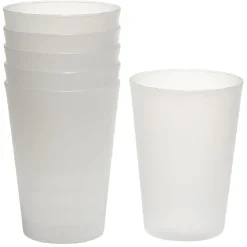 Sale Gifi Gobelet plastique blanc translucide 27 cl x6