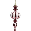 Gifi Gouttelette à suspendre blanc et rouge brillant H.14,5 cm^ Décoration Sapin