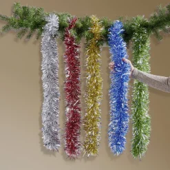 Gifi Guirlande bleu métallisé L180cm^ Décoration Sapin