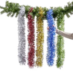 Gifi Guirlande bleu métallisé L180cm^ Décoration Sapin