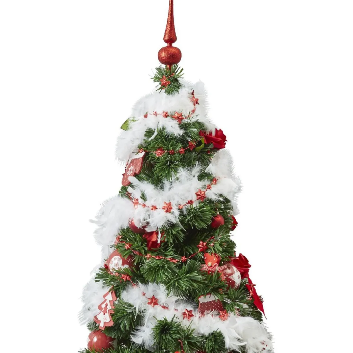 Gifi Guirlande boa plume boa blanc^ Décoration Sapin