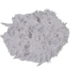 Gifi Guirlande boa plume boa blanc^ Décoration Sapin