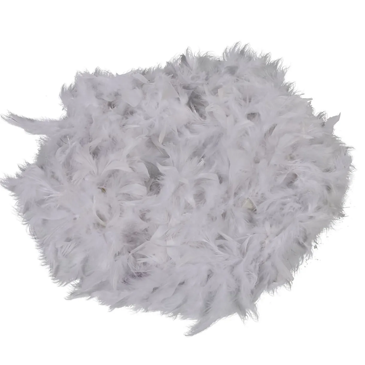 Gifi Guirlande boa plume boa blanc^ Décoration Sapin