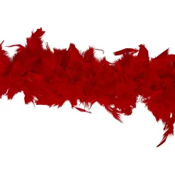 Gifi Guirlande boa plume boa rouge^ Décoration Sapin