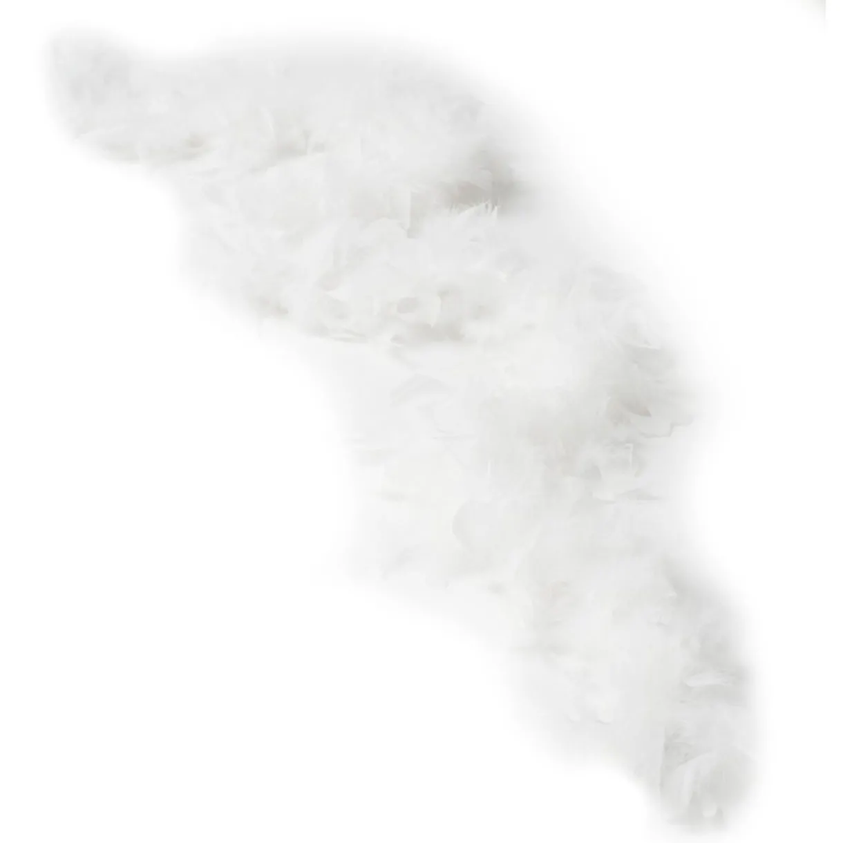 Gifi Guirlande boa plumes blanches 1,8 m^ Décoration Sapin