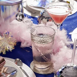 Gifi Guirlande Boa plumes roses Noël romance^ Décoration Sapin