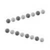 Clearance Gifi Guirlande boule papier gris 4 m