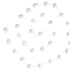 Gifi Guirlande boules de neige 1.8 m^ Décoration Sapin