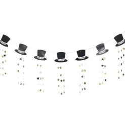 New Gifi Guirlande de chapeau et étoile suspendue