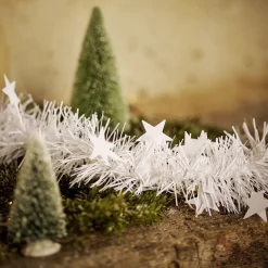 Gifi Guirlande de Noël à brins blanc scintillant L 3 m