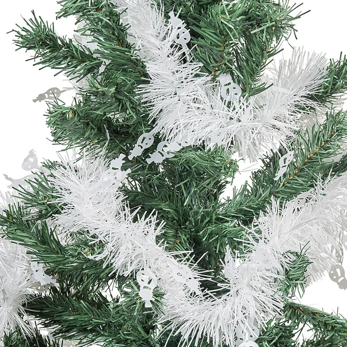 Gifi Guirlande de Noël à brins blanc scintillant L 3 m