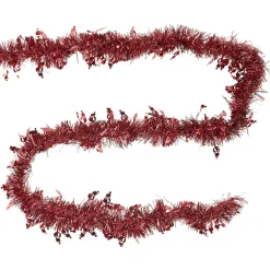 Outlet Gifi Guirlande de Noël à brins rouge scintillant L 3 m