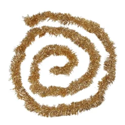 New Gifi Guirlande de Noël à brins scintillants Doré 4 m