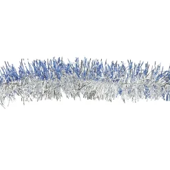 Gifi Guirlande de Noël argentée bleue 1,8 m^ Décoration Sapin