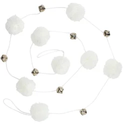 Gifi Guirlande de Noël boules et clochettes^ Décoration Sapin