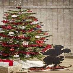 Gifi Guirlande de Noël Disney Mickey scintillante rouge et noir 3m^ Décoration Sapin