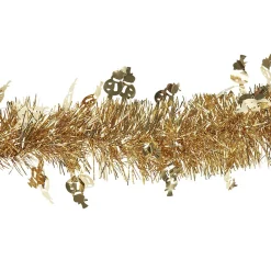 Hot Gifi Guirlande de Noël doré bonhomme de neige 3 m