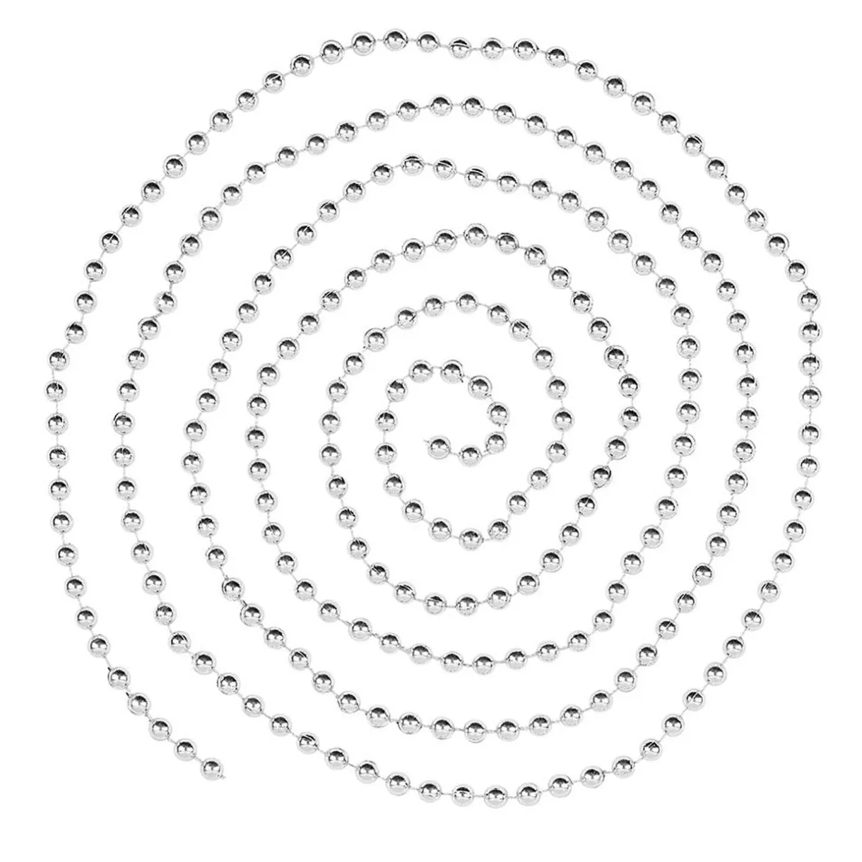 Gifi Guirlande de Noël perle argent 2,70 m^ Décoration Sapin